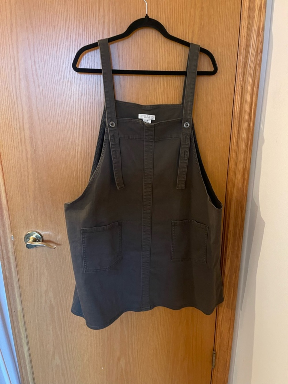 Torrid Festi Green Pinafore Dress